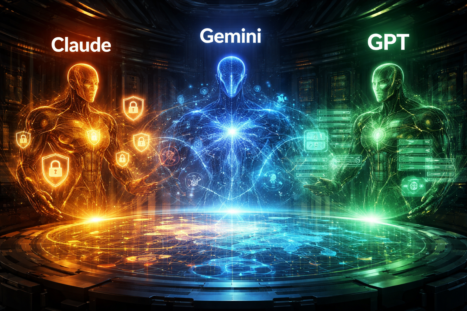 Три модели за переговорным столом